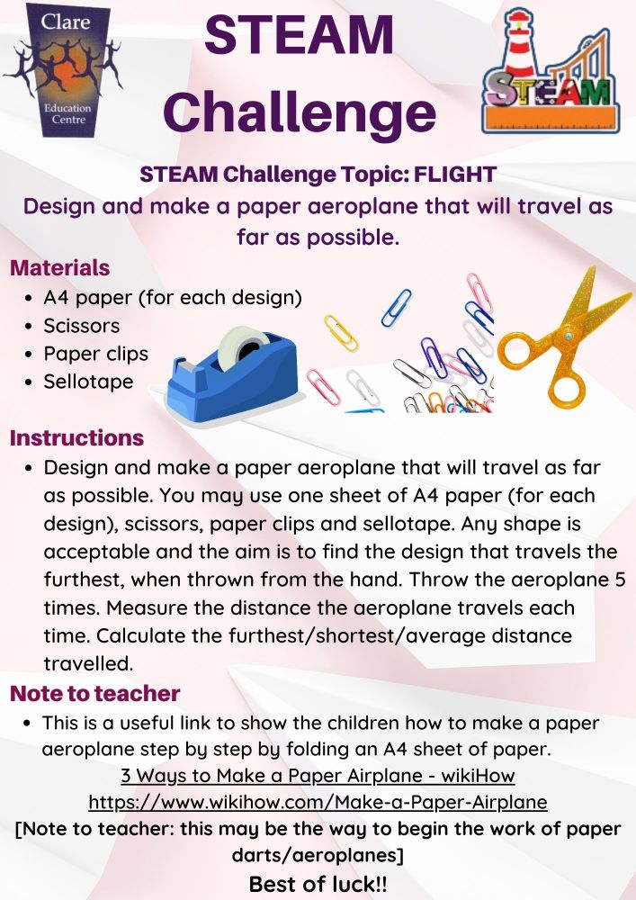 steamclareed steam challenge topic flight 3