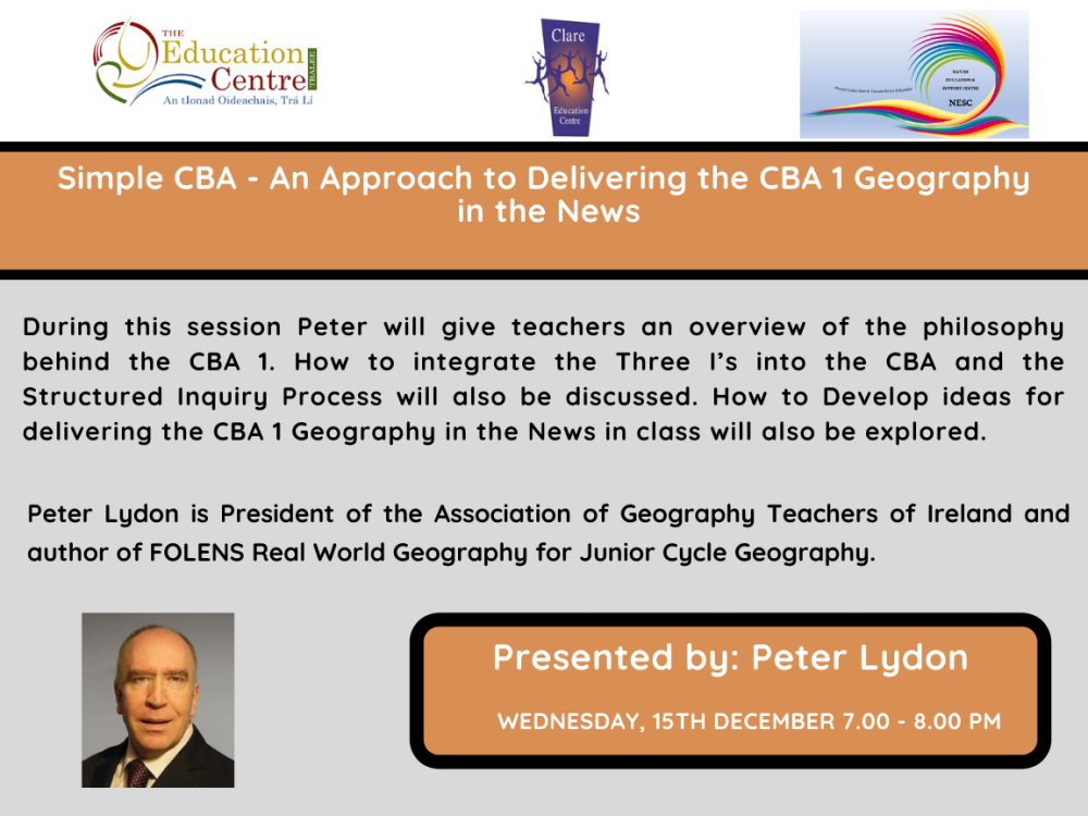 Simple CBA - An Approach to Delivering the CBA 1 Geography in the News ...