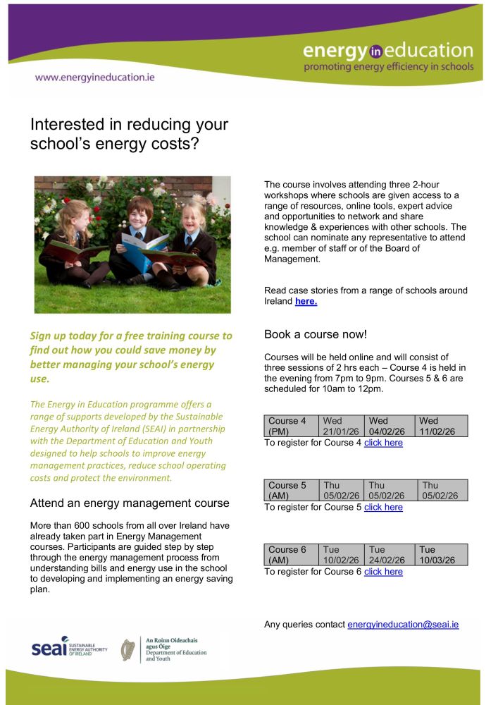 eine marketing flyer online courses spring 2026