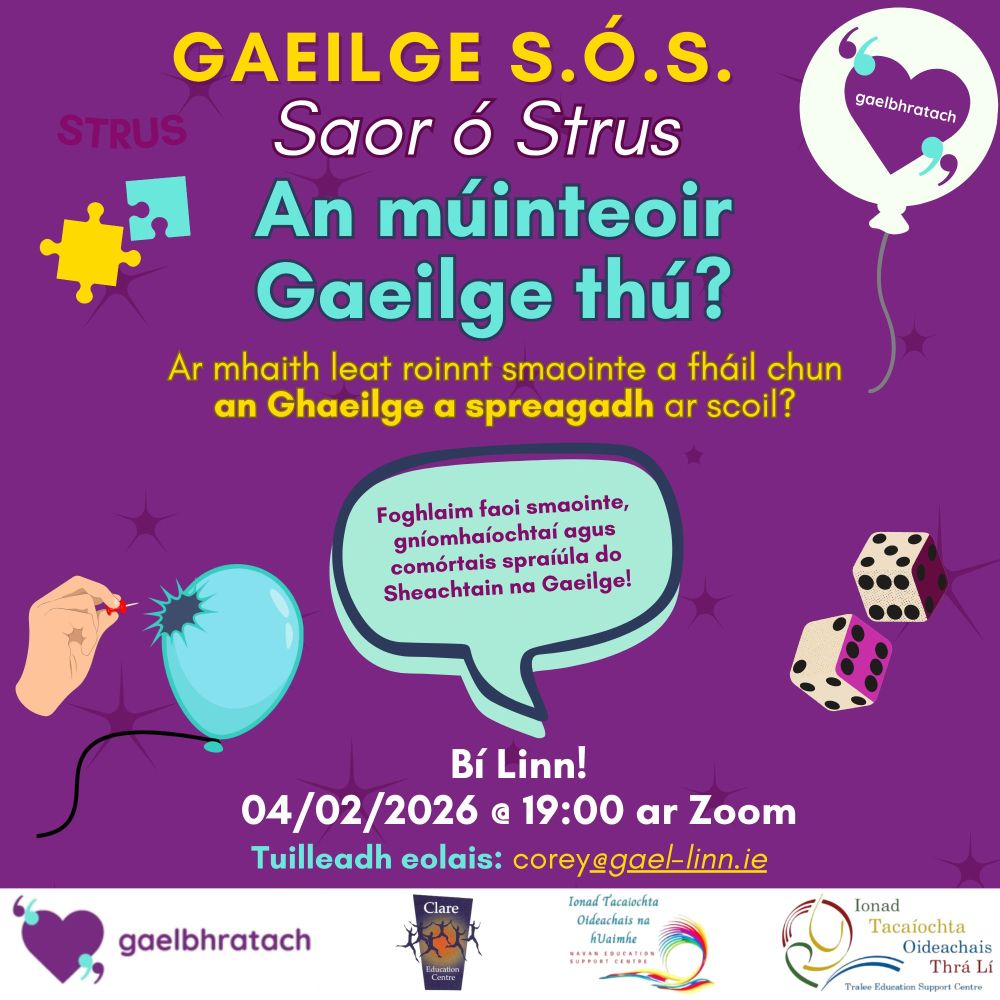 feb 2 gaeilge sos saor o strus