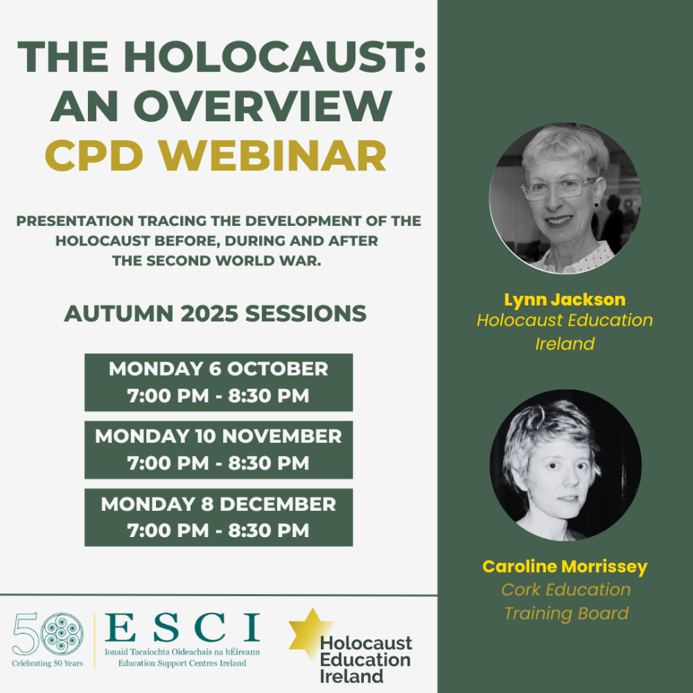 the holocaust narrative cpd webinar 1autumn 2025