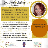 Differentiation in Leaving Cert Ordinary Level Maths Classroom (PP)