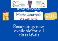 Maths Journals Recordings - Junior Infants to Sixth Class