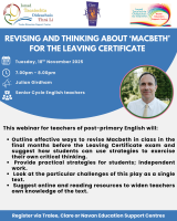 Revising and Thinking about ‘Macbeth’ for the Leaving Certificate (PP)